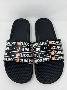 Nike Just Do It Print Slide Sandals Nick Benassi Mens Size 11